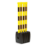 plastic-post-and-chain-kit-red-&-white-self-standing-barrier-system- 5