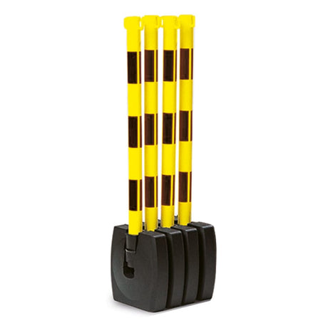plastic-post-and-chain-kit-red-&-white-self-standing-barrier-system- 5