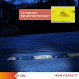 Speed bumps for sale - Yellow speed bump speed ramp 50mm 10mph 75mm 5mph