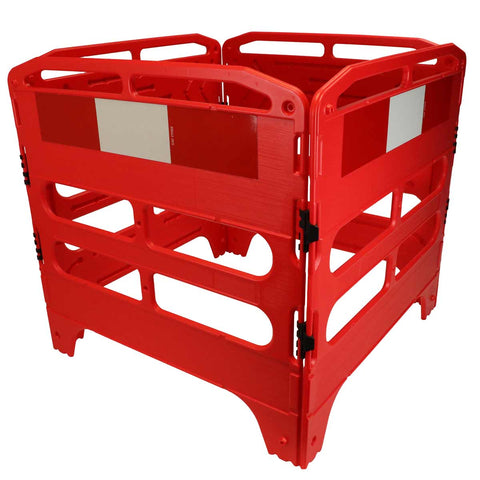 Red-Yellow-utility-barrier,-safety-and-construction-work-zone-barrier,-caution-tape-and-protective-traffic-hazard-management-man-hole-roadworks-event-pedestrian-individual-panel