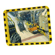 view-minder-industrial-duty-observational-mirror-heavy-duty-safety-warehouse-hazardous-workplace-factories-forklift-black-yellow-caution-security-shock-resistant-indoor-outdoor-weather-resistant-facilities-manufacturing