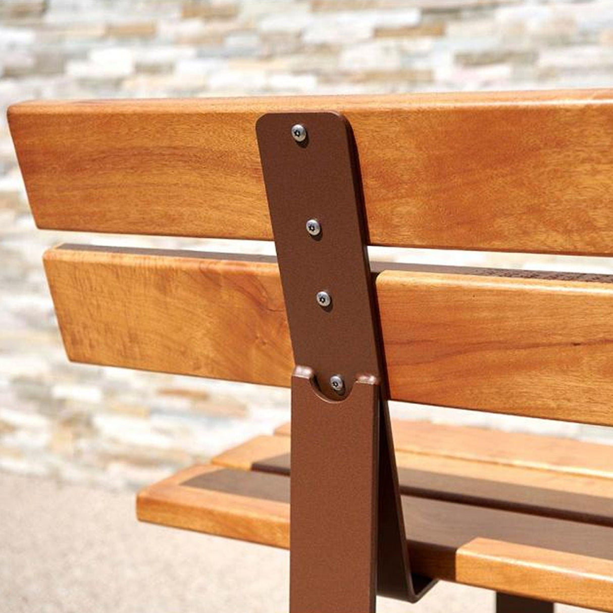 Riga Seat Bench Indoor Outdoor Garden Patio Deck Park Seating Wooden Solid Wood Comfortable Sturdy Durable Rustic Modern Contemporary Minimalist Stylish