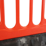 Wonderwall road barrier system for single barrier showing brand name melbaswintex at base.