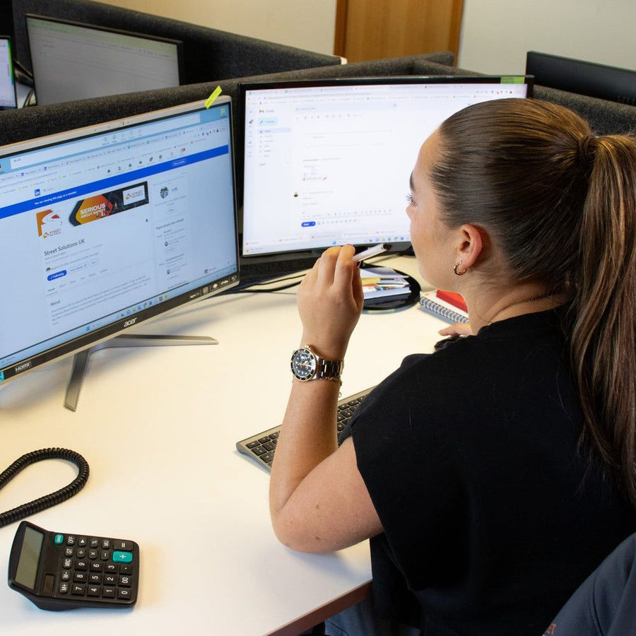 The Street Solutions sales team at work in Ramsbottom